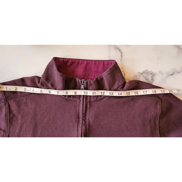 Bonobos Mens Sweater XXL Slim Maroon Knit 1/4 Zip Mock Neck Cotton Sweatshirt - Picture 5 of 7
